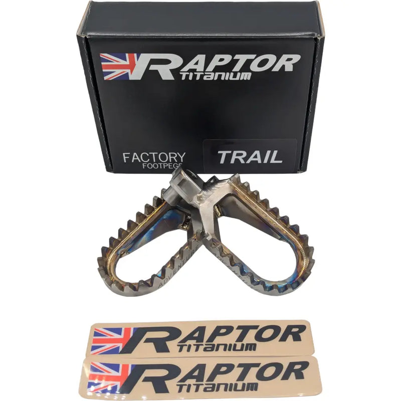Raptor Titanium Footpegs Foot Controls ADV003 - Titanium Pegs Adv PR