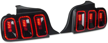Raxiom 05-09 Ford Mustang Gen5 Tail Lights- Black Housing (Smoked Lens) - Truck & Automotive