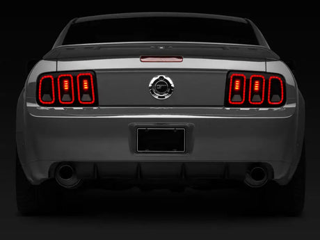 Raxiom 05-09 Ford Mustang Gen5 Tail Lights- Black Housing (Smoked Lens) - Truck & Automotive