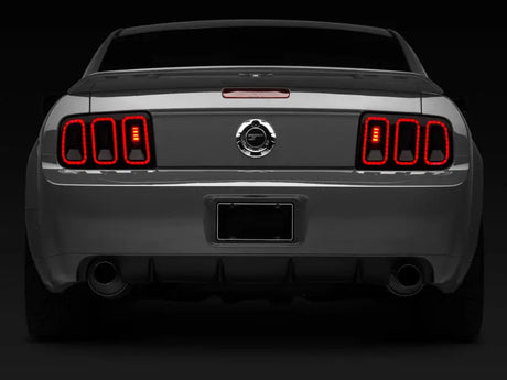 Raxiom 05-09 Ford Mustang Gen5 Tail Lights- Black Housing (Smoked Lens) - Truck & Automotive
