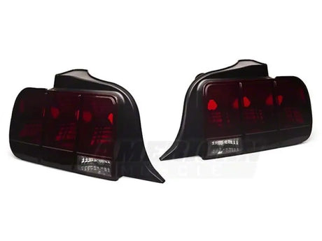 Raxiom 05-09 Ford Mustang Tail Lights- Black Housing (Smoked Lens) - Truck & Automotive