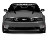 Gray Ford Mustang with Raxiom LED Halo Fog Lights for a sleek look