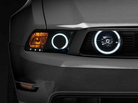 Raxiom 05-12 Ford Mustang GT LED Halo Fog Lights (Smoked) - Truck & Automotive
