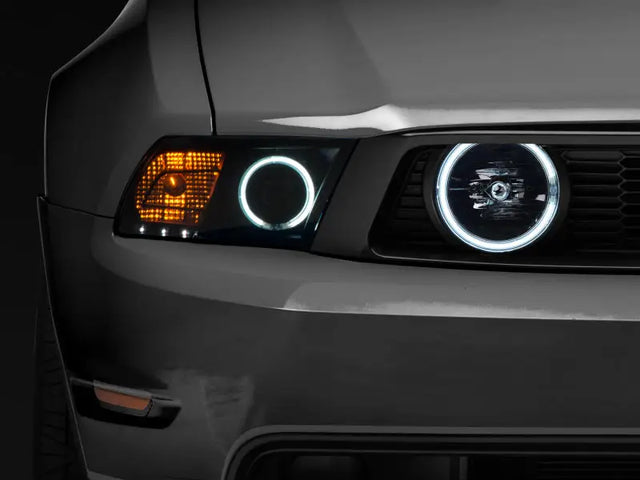 Raxiom 05-12 Ford Mustang GT LED Halo Fog Lights (Smoked) - Truck & Automotive