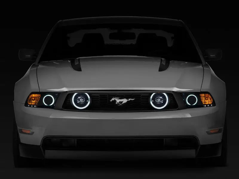 Raxiom 05-12 Ford Mustang GT LED Halo Fog Lights (Smoked) - Truck & Automotive