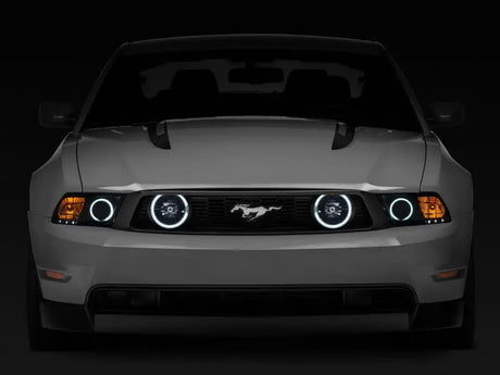Raxiom 05-12 Ford Mustang GT LED Halo Fog Lights (Smoked) - Truck & Automotive