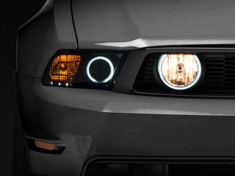 Raxiom 05-12 Ford Mustang GT LED Halo Fog Lights (Smoked) - Truck & Automotive