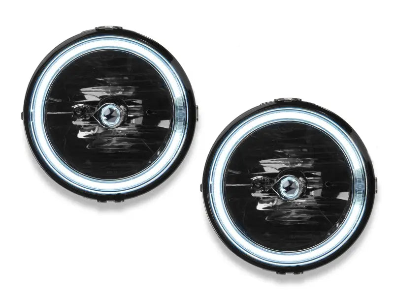 Raxiom 05-12 Ford Mustang GT LED Halo Fog Lights (Smoked) - Truck & Automotive