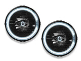 Raxiom 05-12 Ford Mustang GT LED Halo Fog Lights (Smoked) - Truck & Automotive