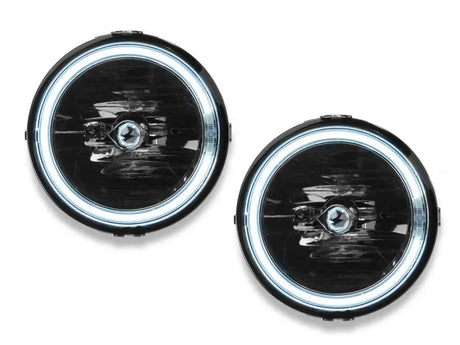 Raxiom 05-12 Ford Mustang GT LED Halo Fog Lights (Smoked) - Truck & Automotive
