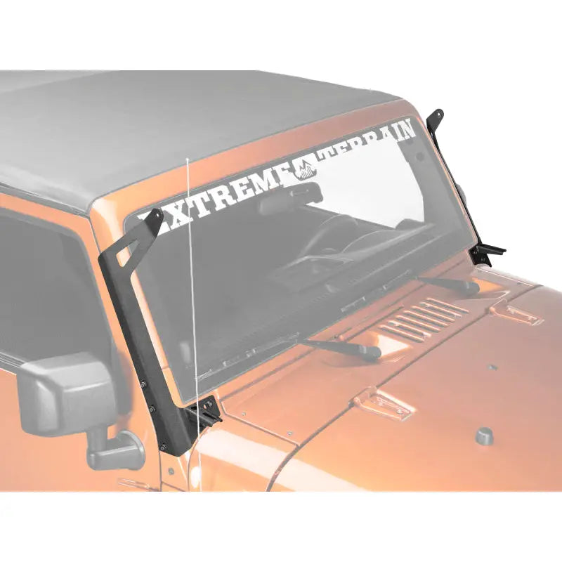 Raxiom J106744 Raxiom 07-18 Jeep Wrangler JK 50-Inch LED Light Bar Windshield Mount w/ Auxiliary Bracket