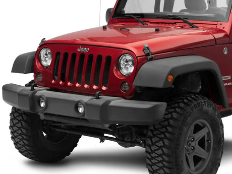 Raxiom 07-18 Jeep Wrangler JK Axial Series LED Amber Turn Signals (Smoked) - Truck & Automotive