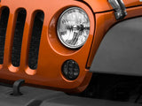 Raxiom 07-18 Jeep Wrangler JK Axial Series LED Front Turn Signals (Smoked) - Truck & Automotive