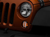 Raxiom 07-18 Jeep Wrangler JK Axial Series LED Front Turn Signals (Smoked) - Truck & Automotive
