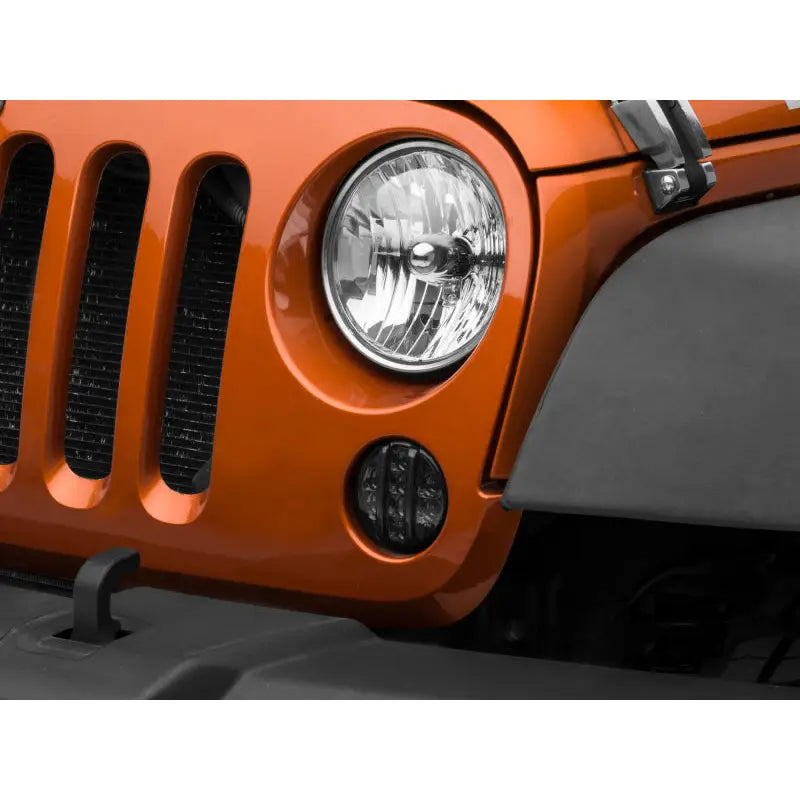 Raxiom J119943 Raxiom 07-18 Jeep Wrangler JK Axial Series LED Front Turn Signals (Smoked)