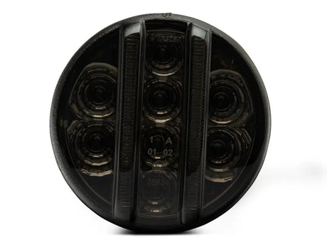 Raxiom 07-18 Jeep Wrangler JK Axial Series LED Front Turn Signals (Smoked) - Truck & Automotive