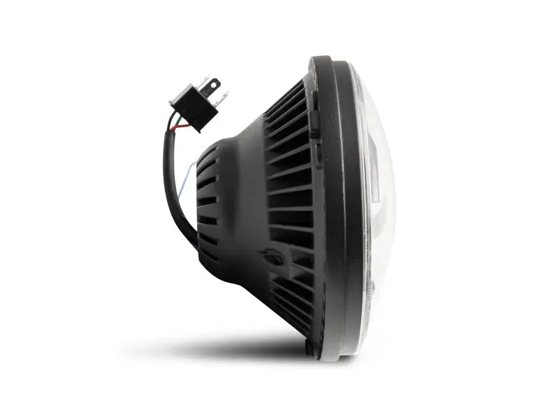Raxiom 07-18 Jeep Wrangler JK Axial Series LED Headlights- Black Housing (Clear Lens) - Truck & Automotive