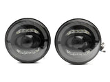 Raxiom 07-18 Jeep Wrangler JK Axial Series LED Headlights- Black Housing (Clear Lens) - Truck & Automotive