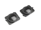 Black plastic sensor mounts for Raxiom Axial Series LED Side Marker Lights