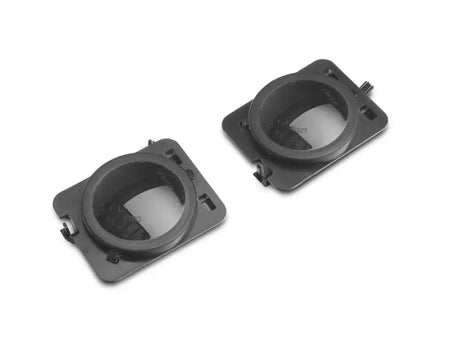 Black plastic sensor mounts for Raxiom Axial Series LED Side Marker Lights