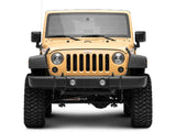 Yellow Jeep Wrangler with Raxiom Axial Series LED Turn Signals for JK models