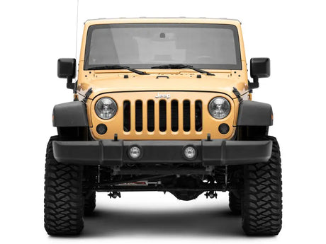 Yellow Jeep Wrangler with Raxiom Axial Series LED Turn Signals for JK models