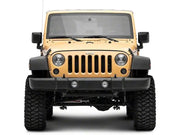 Gold Jeep Wrangler with Raxiom Axial Series LED Turn Signals for Jeep Wrangler