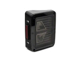 Raxiom 07-18 Jeep Wrangler JK Axial Series Vision LED Tail Lights- Black Housing (Smoked Lens) - Truck & Automotive
