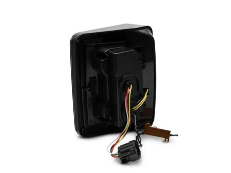 Raxiom 07-18 Jeep Wrangler JK Axial Series Vision LED Tail Lights- Black Housing (Smoked Lens) - Truck & Automotive