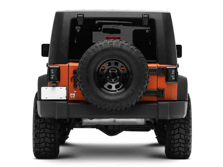 Raxiom 07-18 Jeep Wrangler JK Axial Series Vision LED Tail Lights- Black Housing (Smoked Lens) - Truck & Automotive