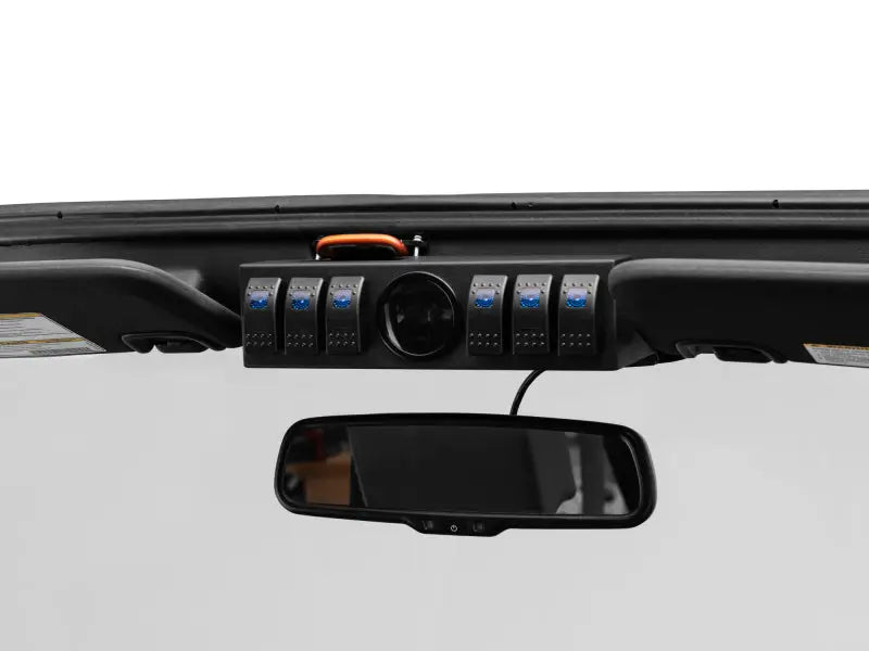 Overhead control box and switch panel with mirror for Jeep Wrangler JK