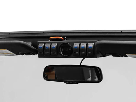 Overhead control box and switch panel with mirror for Jeep Wrangler JK