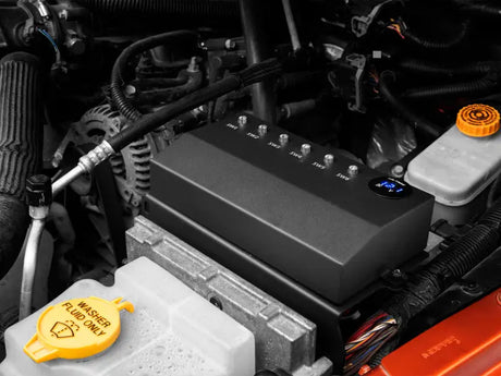 Black electronic control box with switch panel for Jeep Wrangler JK 07-18