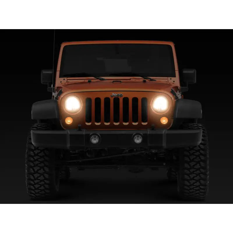Raxiom J121871 Raxiom 07-18 Jeep Wrangler JK LED Halo Headlights- Chrome Housing (Clear Lens)