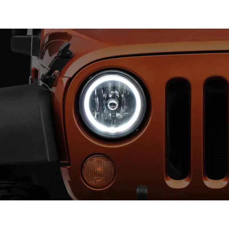 Raxiom J121871 Raxiom 07-18 Jeep Wrangler JK LED Halo Headlights- Chrome Housing (Clear Lens)