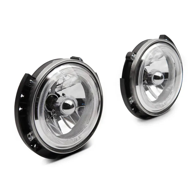 Raxiom J121871 Raxiom 07-18 Jeep Wrangler JK LED Halo Headlights- Chrome Housing (Clear Lens)