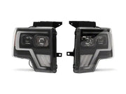 Raxiom 09-14 Ford F-150 G4 Projector Headlights- Black Housing (Clear Lens) - Truck & Automotive