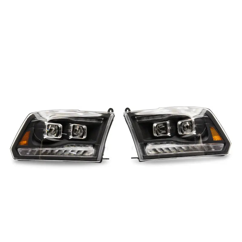 Raxiom R111520 Raxiom 09-18 RAM 1500 LED Projector Headlights w/ Switchback Turn Signals- Blk Housing (Clear Lens)