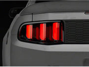 Gray car taillights with Vector V2 LED tail lights for Ford Mustang 10-12