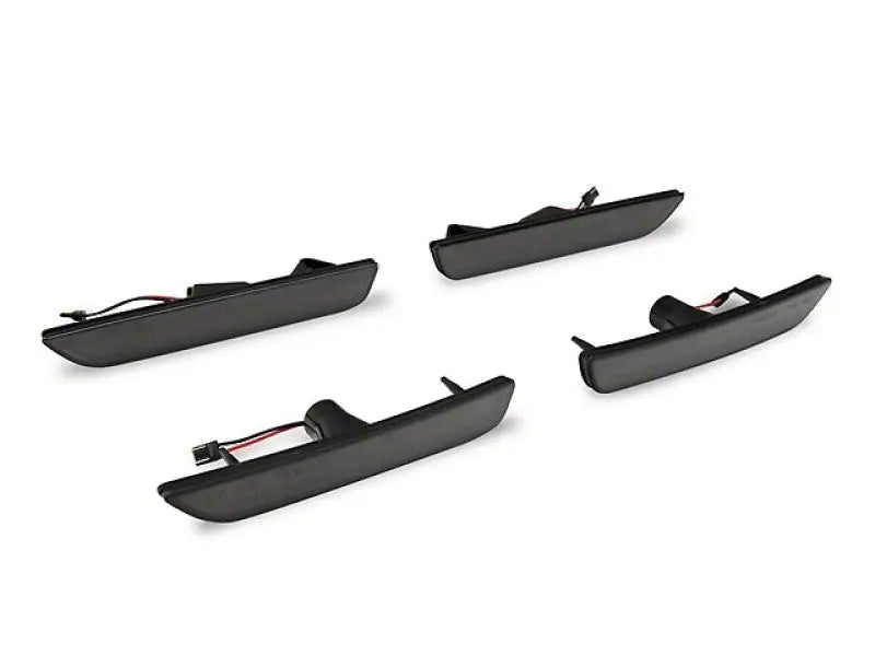 Raxiom 10-14 Ford Mustang Axial Series LED Side Marker Lights (Smoked) - Truck & Automotive