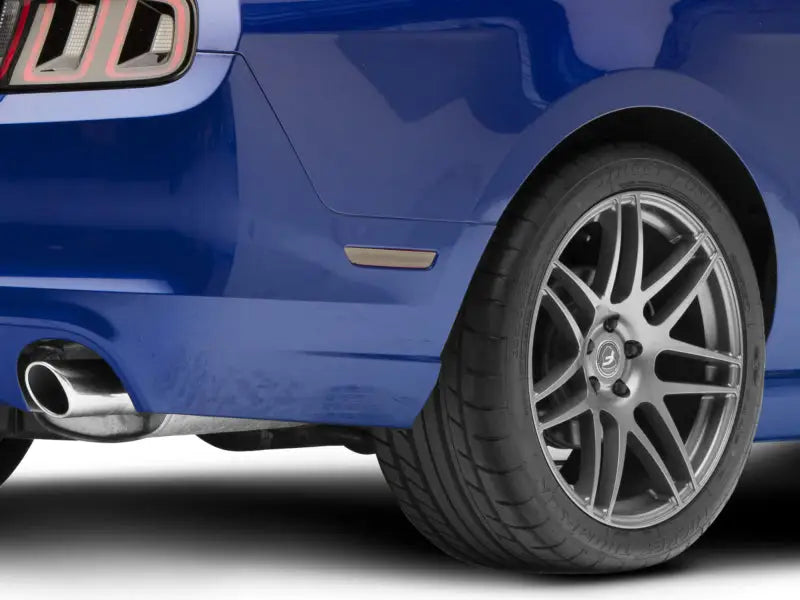 Raxiom 10-14 Ford Mustang Axial Series LED Side Marker Lights (Smoked) - Truck & Automotive