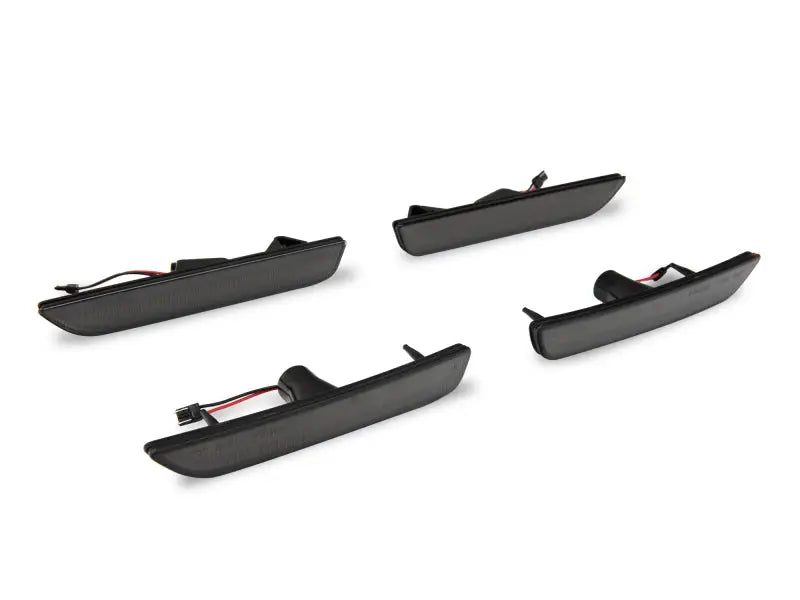Raxiom 10-14 Ford Mustang Axial Series LED Side Marker Lights (Smoked) - Truck & Automotive