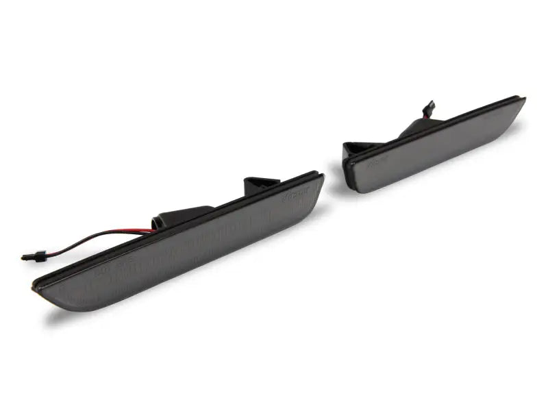 Raxiom 10-14 Ford Mustang Axial Series LED Side Marker Lights (Smoked) - Truck & Automotive