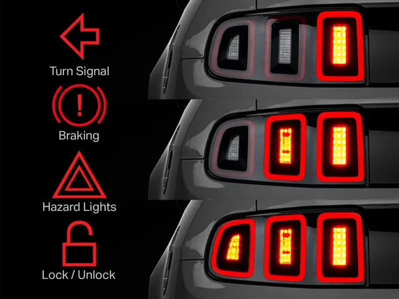 Raxiom 10-22 Ford Mustang Tail Light Sequencer (Plug-and-Play) - Truck & Automotive
