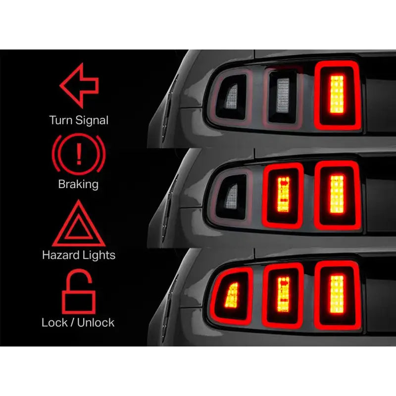 Raxiom 10-22 Ford Mustang Tail Light Sequencer (Plug-and-Play) - Truck & Automotive