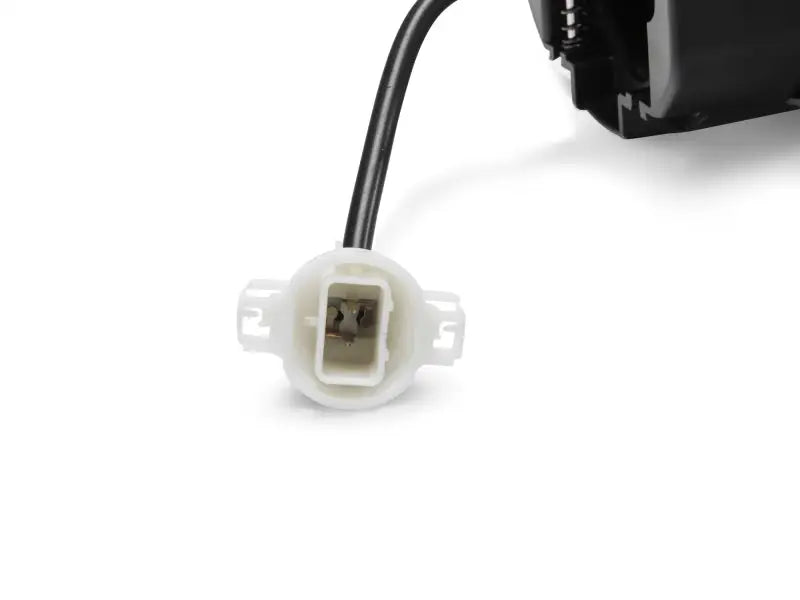 White electrical connector with black wire for Raxiom Jeep Wrangler LED fog lights