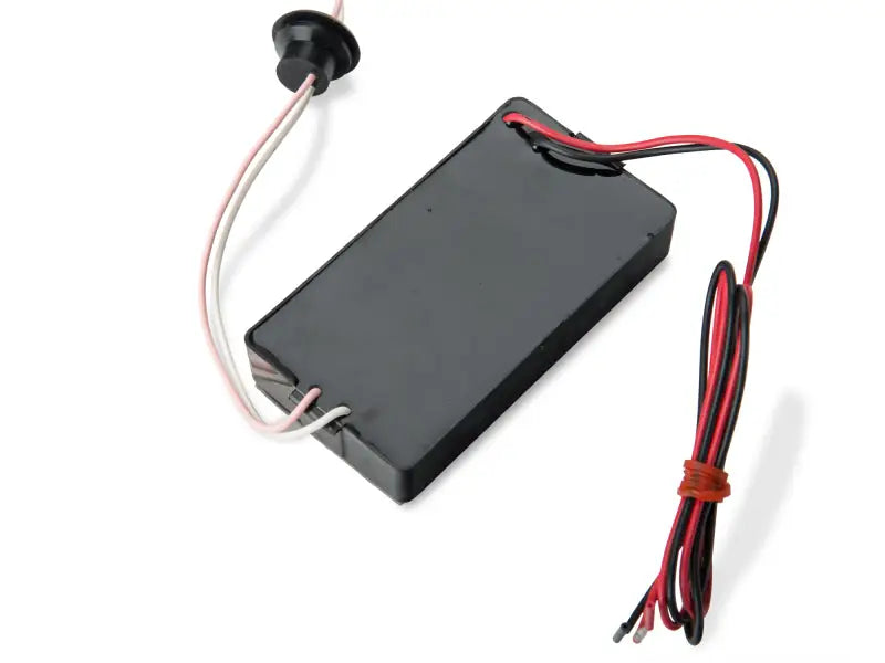 Black rectangular electronic component with wires for Raxiom 13-14 Ford Mustang GT ccfl halo fog lights