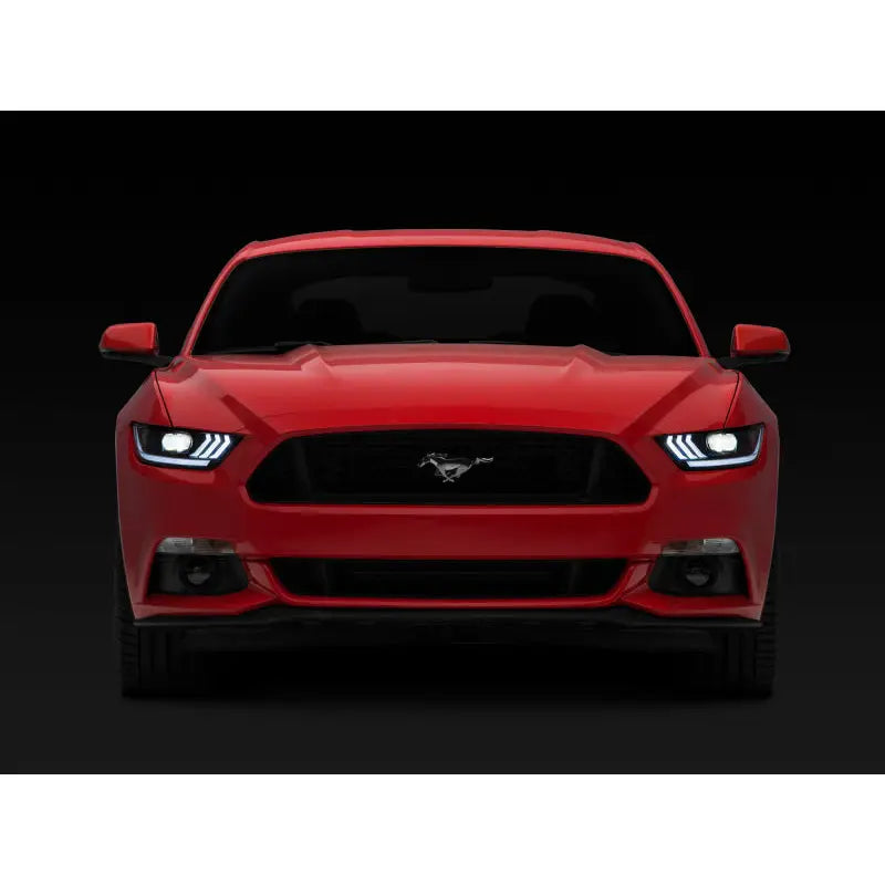 Raxiom 407055 Raxiom 15-17 Ford Mustang Projector Headlights OEM HID Bulbs- Black Housing (Clear Lens)
