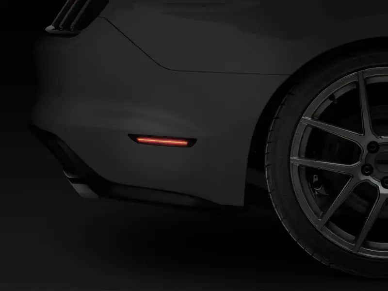 Raxiom 15-22 Ford Mustang Axial Series LED Side Marker Lights Rear (Smoked) - Truck & Automotive