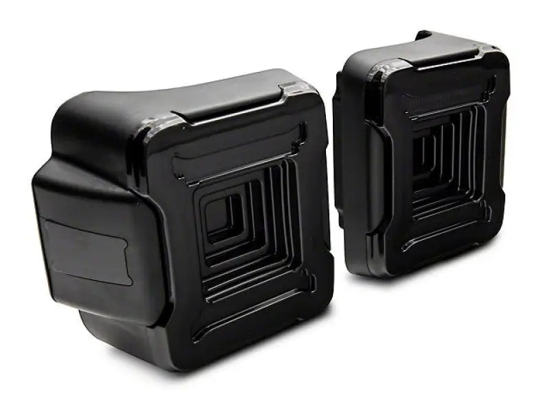 Raxiom 18-22 Jeep Wrangler JL Axial Series Plateau LED Tail Lights- Black Housing (Smoked Lens) - Truck & Automotive